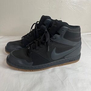 Nike Court Vision Mid Black Gum Sole Sneakers Men’s size 11.5